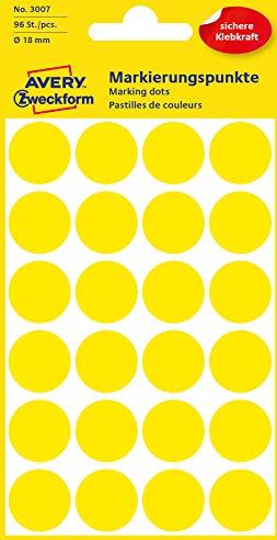Avery-Zweckform markers 18mm yellow (3007)