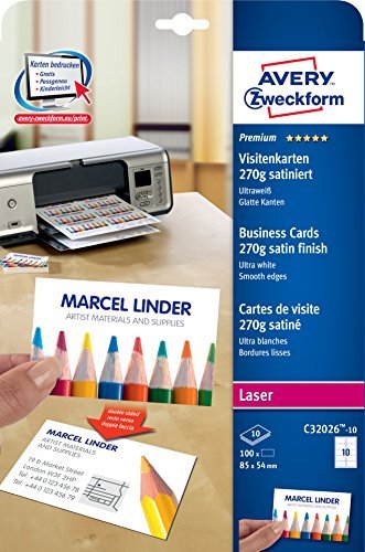 Avery-Zweckform superior Business cards, 270g, 10 sheets (C32026-10)
