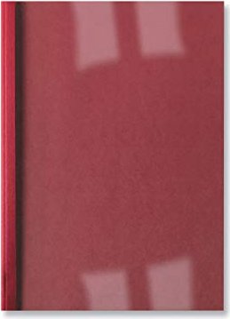 GBC Thermobindemappe, A4, 150µm, rot matt, 15 Blatt, 100 Stück (451201)