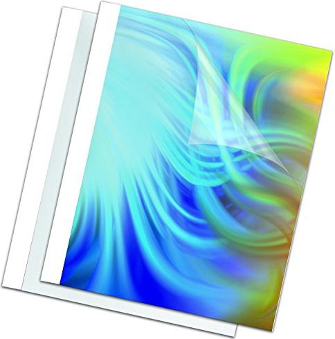 Fellowes Thermobindemappe, A4, 150µm, weiß glänzend, 120 Blatt, 100 Stück (53150)