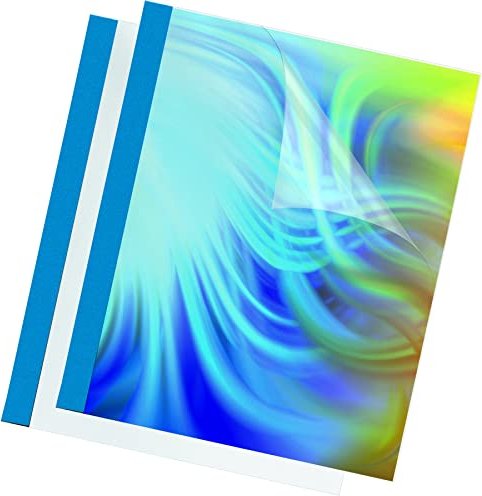 Fellowes Thermobindemappe, A4, 150µm, blau matt, 32 Blatt, 100 Stück (53176)