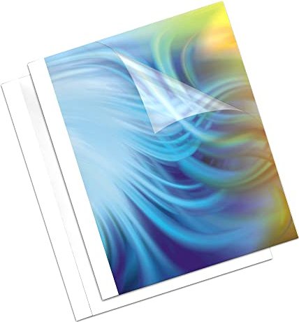 Fellowes Thermobindemappe, A4, 150µm, weiß matt, 8 Blatt, 20 Stück (5379601)