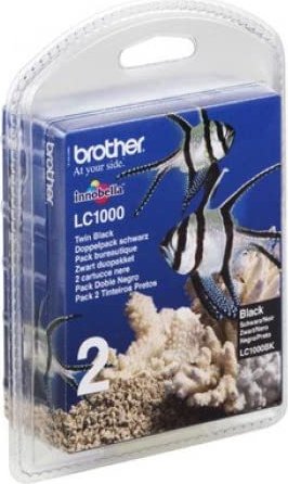 Brother ink LC1000BK black, 2-pack (LC1000BKPB2DR)