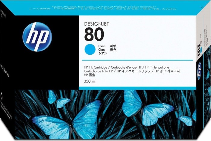 HP Tinte 80 cyan 350ml (C4846A)