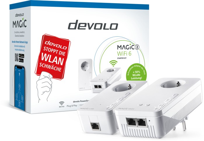 devolo Magic 2 WiFi 6 starter kit, double-Bundle (8816)
