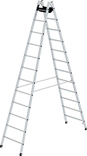 Günzburger Steigtechnik aluminum 2-piece. stepladder 2x 12 stages (33024)