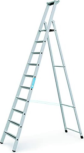 Zarges Z600 aluminum pressed household ladder 10 stages (41380)