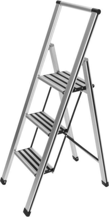 Wenko aluminium household ladder 3 stages aluminum (601012100)