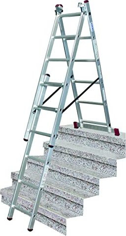 Krause Corda aluminum 3-piece. telescope-multipurpose ladder 3x 6 stages (033369)