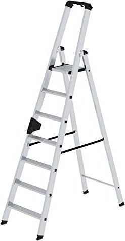 Günzburger Steigtechnik Alu Haushaltsleiter 7 Stufen (40107)