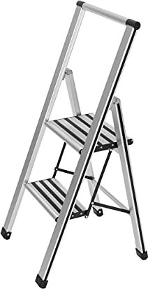 Wenko aluminium household ladder 2 stages aluminum (601011100)