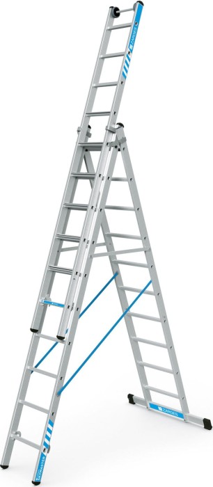 Zarges Z600 aluminum 3-piece. telescope-multipurpose ladder 3x 10 stages (41522)