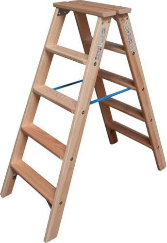 Krause Stabilo Professional wood 2-piece. stepladder 2x 5 stages (818423)