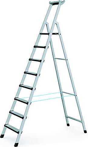Zarges Z600 Alu gepolstert Haushaltsleiter 8 Stufen (41426)