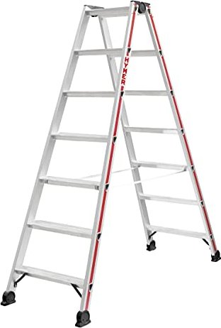 Hymer 4024 aluminum 2-piece. stepladder 2x 7 stages (402414)