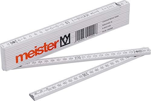 Meister folding rule 3m white (6442000)