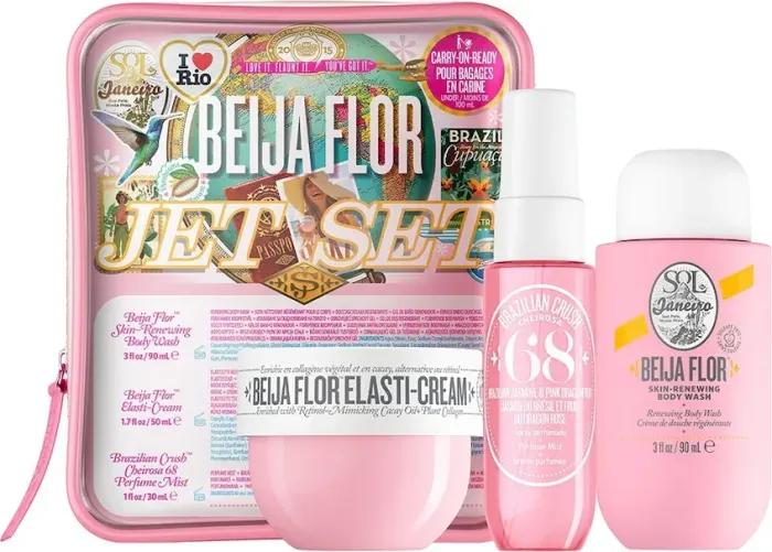 Sol de Janeiro Beija Flor Jet Set Körperspray 30ml + DG 90ml + Creme 50ml Geschenkset