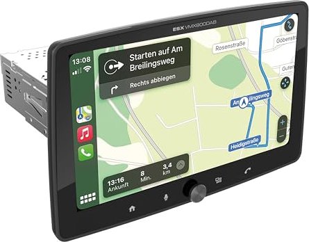 ESX universal 1-DIN Multi-Angle media Moniceiver with 22,8 cm 9" touchscreen (VMX900DAB)