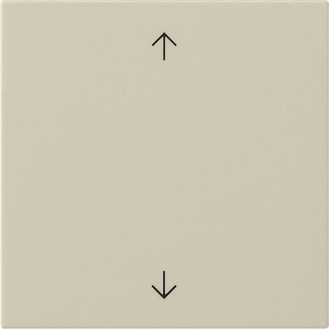 Gira System 3000 operating top unit arrow symbols, cream white shiny (5361 01)