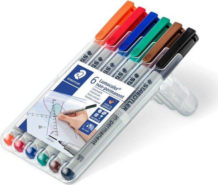Staedtler Lumocolor 316 non-permanent sortiert, 6er-Set (316 WP6)