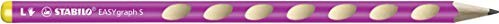 STABILO EASYgraph S Bleistift HB rosa, geeignet für Linkshänder (325/01-HB-6)