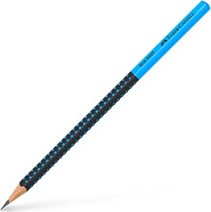 Faber-Castell Two Tone Grip 2001 Bleistift B blau (517052)