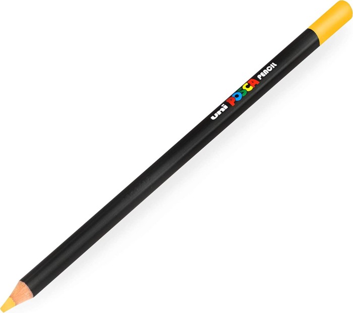 Uni-Ball POSCA Pencil KPE-200 Wachsmalstift gelb (KPE-200.2)