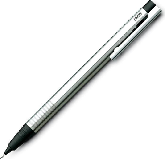 Lamy logo Edelstahl Druckbleistift HB 0.7mm silber/schwarz (1228035)