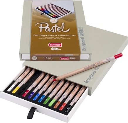 Bruynzeel Design Pastel 8840 Aquarellstift sortiert, 12er-Set (8840H12)