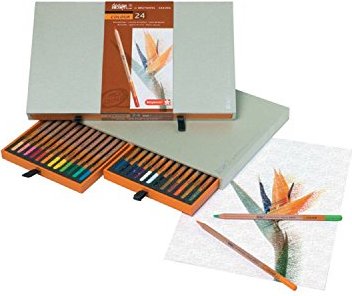 Bruynzeel Design Colour 8805 Buntstift sortiert, 24er-Set, Etui (8805H24)
