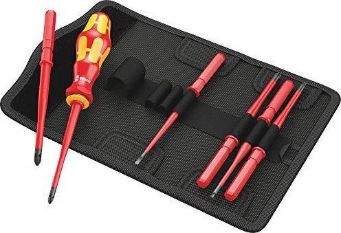 Wera Kraftform Kompakt VDE 7 Extra Slim 1 Bitset inkl. Tasche, 7-tlg. (05003475001)