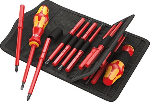 Wera Kraftform Kompakt VDE 60i/62i/65i/18 Bitset inkl. Tasche, 18-tlg. (05347107001)