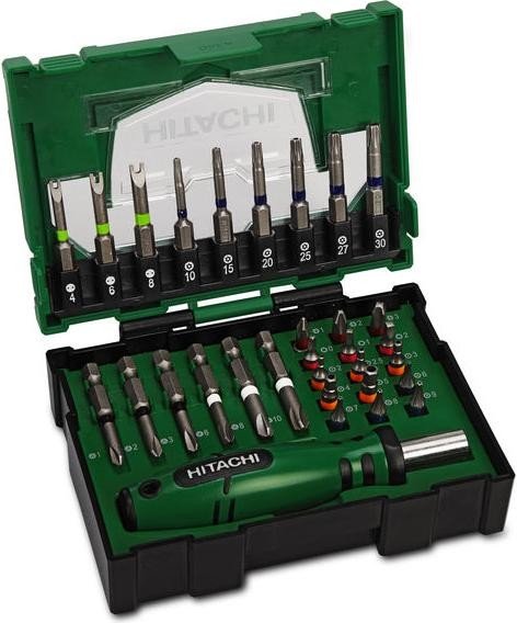 Hitachi Bitset inkl. Werkzeugbox, 31-tlg. (400.300.23)