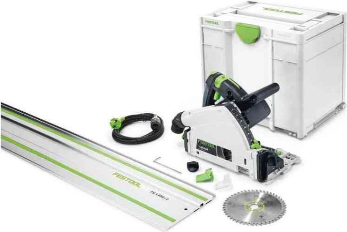 Festool TS 55 REBQ-Plus-FS electric track saw incl. case + Accessories (576007)