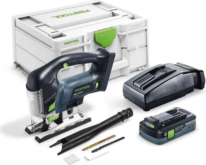 Festool PSBC 420 HPC 4.0 EBI-Plus Carvex cordless scroll jigsaw incl. case + rechargeable battery 4.0Ah (576532)
