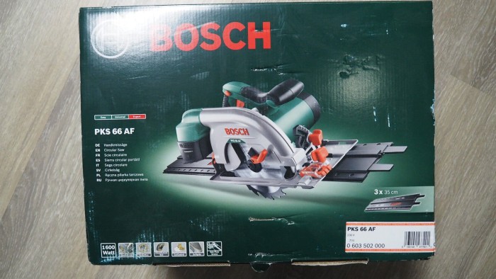Bosch DIY PKS 66 AF electronic circular saw accessories included (0603502000)