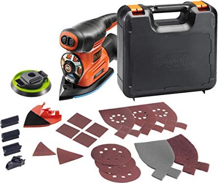 Black&Decker KA280K auto select 4in1 electric multi sander incl. case + Accessories