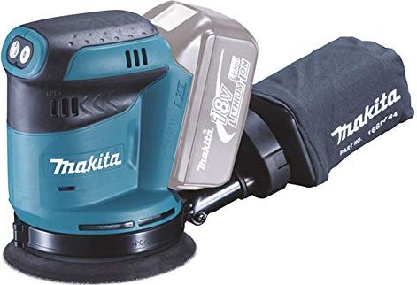 Makita DBO180ZJ rechargeable battery-random orbit sander solo incl. MAKPAC