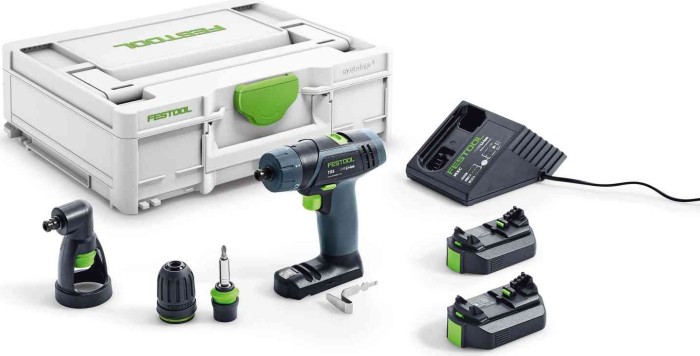 Festool TXS Li 2.6 set cordless screw driller incl. case + 2 Batteries 2.6Ah (576102)