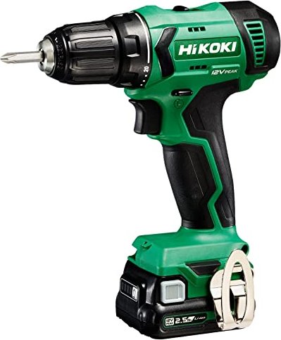 Hikoki DS12DAWEZ cordless screw driller incl. case + 2 Batteries 2.5Ah