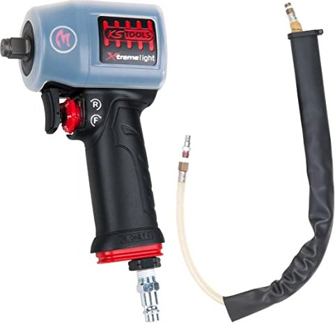 KS Tools minimonster Xtremelight air pressure impact wrench accessories included (515.1155)