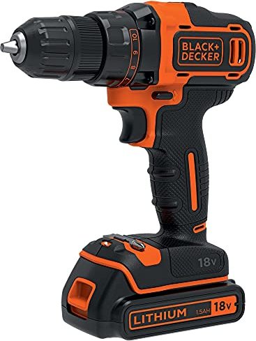 Black&Decker BDCDD186 cordless screw driller incl. rechargeable battery 2.0Ah