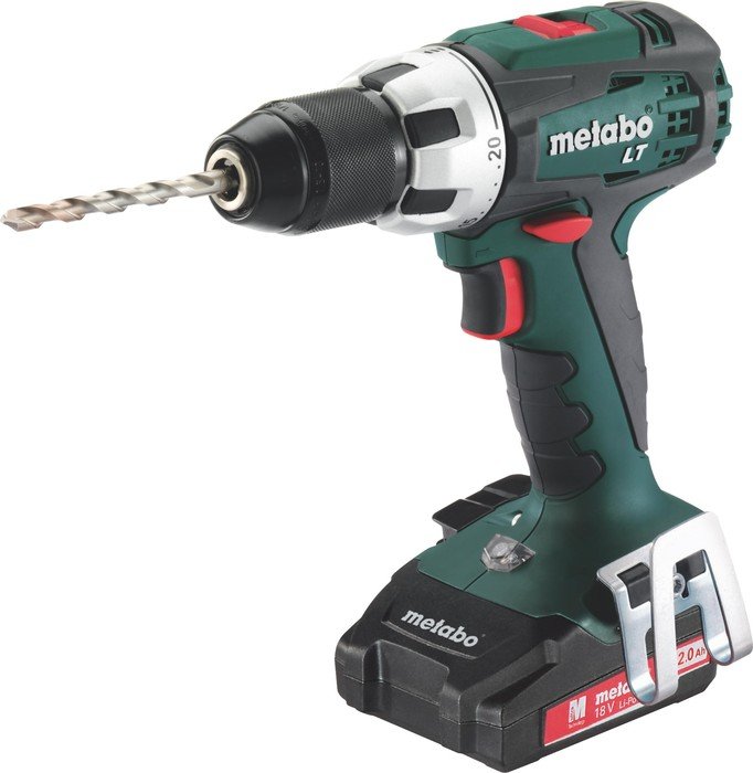Metabo BS 18 LT Compact cordless screw driller incl. case + 2 Batteries 2.0Ah (602102530)