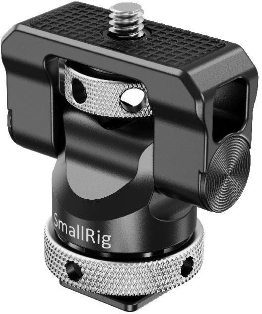 SmallRig rotatable and adjustable tilt monitor mount with Cold Shoe Installation (BSE2346B)