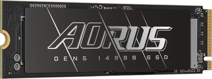 GIGABYTE AORUS Gen5 14000 SSD 4TB, M.2 2280 / M-Key / PCIe 5.0 x4, Kühlkörper (AG514K4TB)