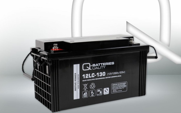Q-Batteries lead acid battery 12LC-130