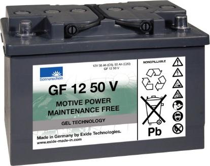 Exide lead acid battery GF-12-050-V 50Ah