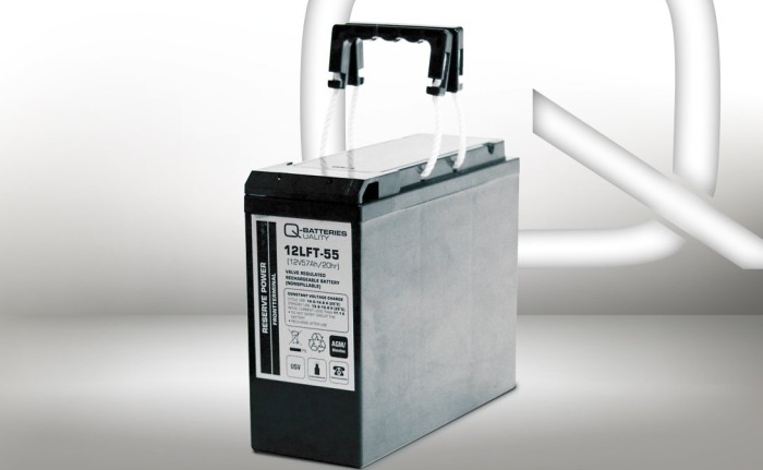 Q-Batteries lead acid battery 12LFT-55