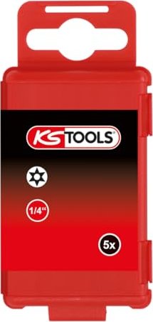 KS Tools Classic Torx BO Bit 1/4", TR10x75mm, 5 Stück (911.7702)