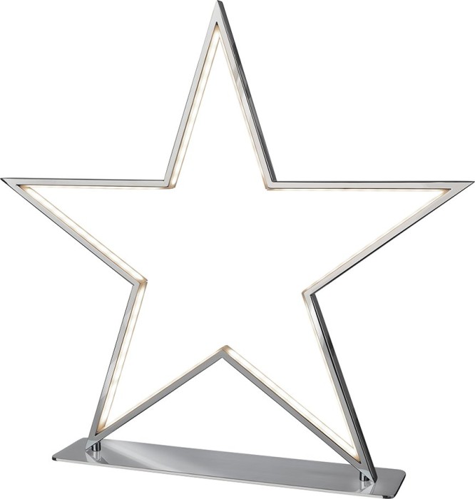 Sompex Lucy LED theme Weihnachtsstern 33cm chrome (72130)